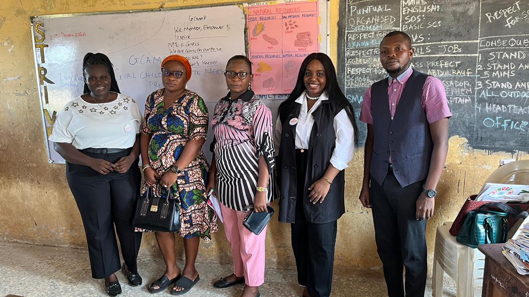 GCAMP girls at mentorship session — Ikorodu 2026